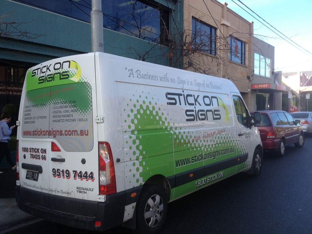 magnetic business signs for vans